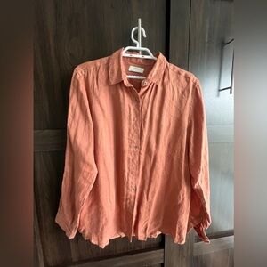 Uniqlo Linen shirts L Rust